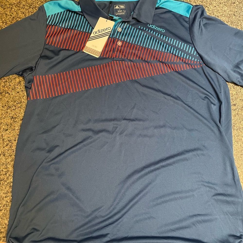 Adizero adidas golf polo. Large - Picture 6 of 9
